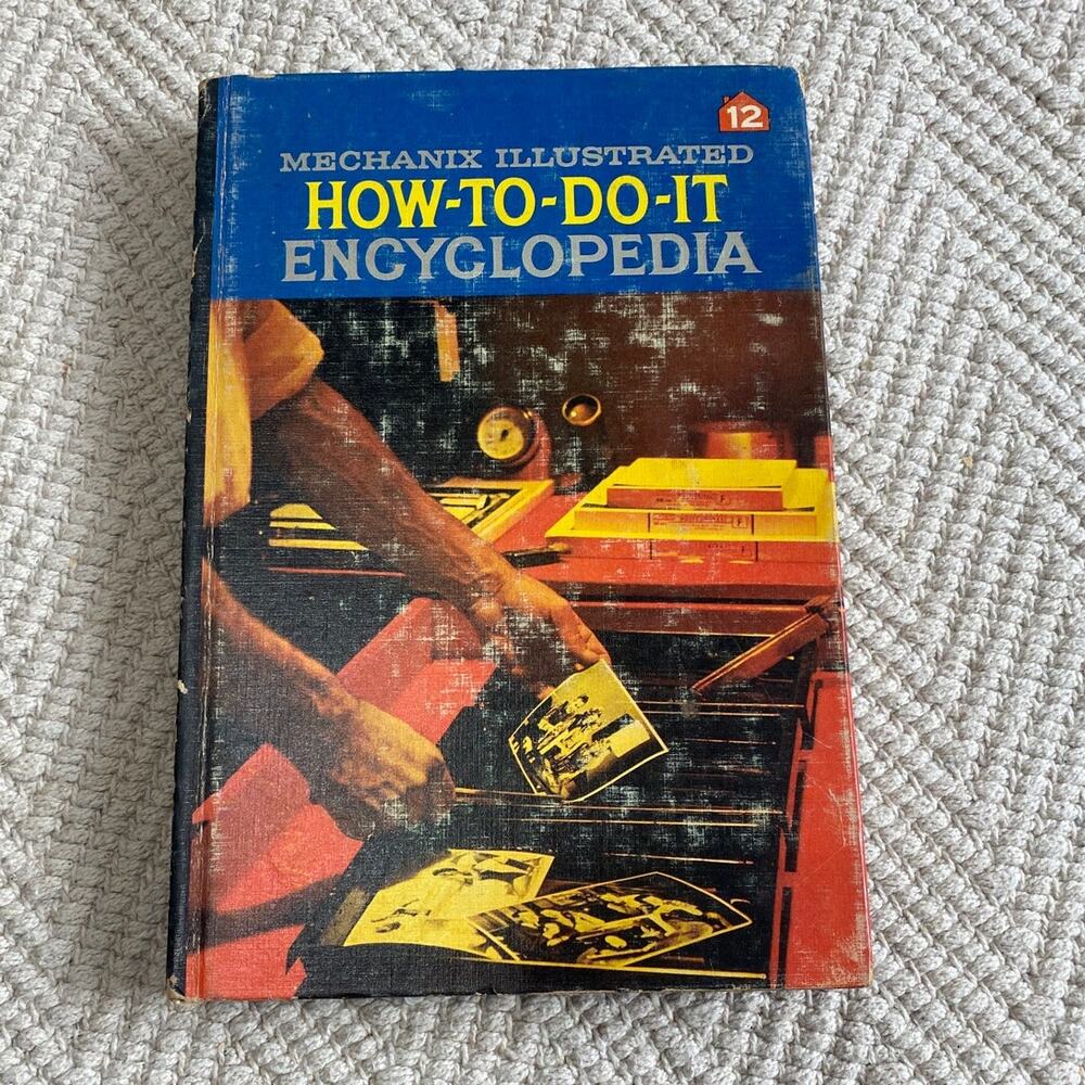 Mechanix Illustrated How-To-Do-It Encyclopedia Volume 12 1961 Golden Press Book
